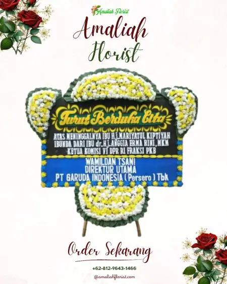 Papan Bunga Duka tunjung teja